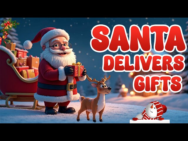 Santa’s Reindeer Delivers Gifts! A Magical Christmas Song for Kids | Simplexity Kids