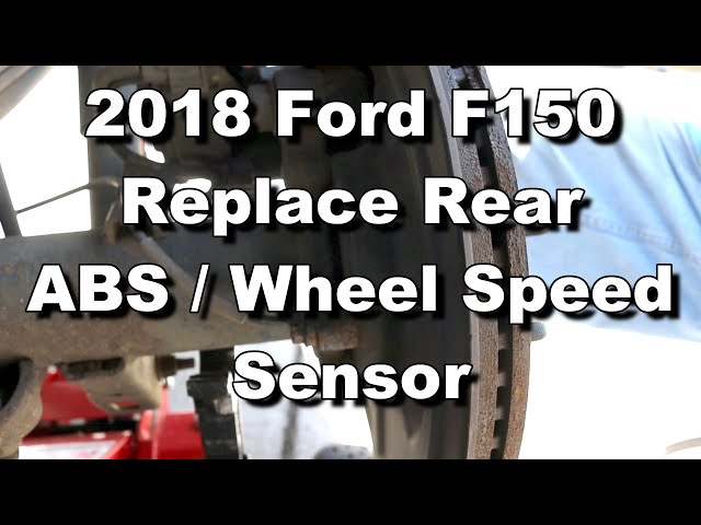 Replace F150 Rear ABS Wheel Speed Sensor