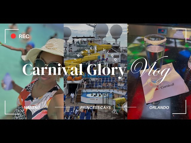 Carnival Glory 4 Day Cruise - VLOG during Tropical Storm