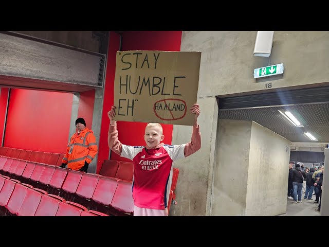 IN THE STANDS |ABSOLUTELY PEPpered @strictostrict  | ARSENAL 5-1 Man City #vlog #fancam #stricto