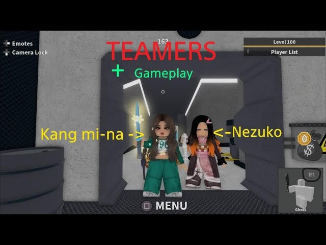 Player 196 and Nezuko in Mm2 + Gameplay