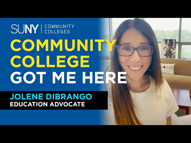 Jolene DiBrango, Education Advocate | Mohawk Valley Community College | #CommunityCollegeGotMeHere