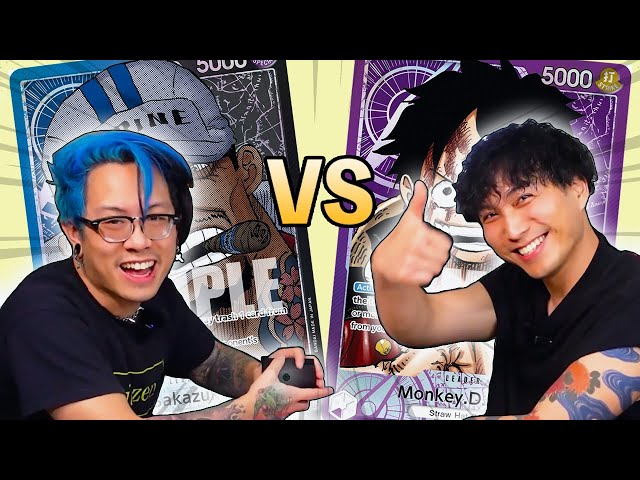 Sakazuki vs Purple Luffy w/ Crim from @MTGGoldfish | OP05 One Piece TCG Gameplay