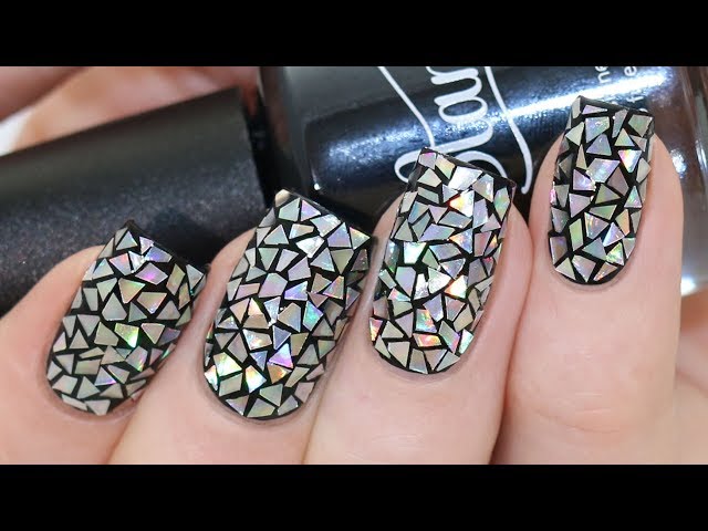 DISCO / BROKEN MIRROR NAIL ART TUTORIAL