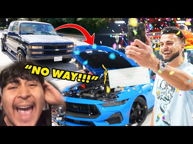 Surprising a Texas Fan with a TWIN TURBO MUSTANG!!