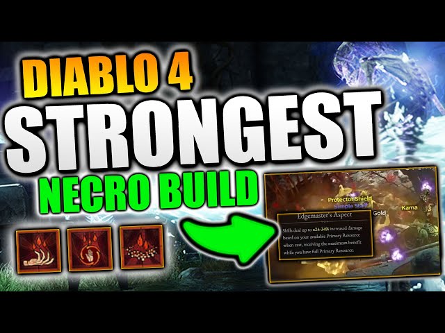 STRONGEST BLOOD Necromancer BUILD in Diablo 4! NECRO BUILD - Diablo 4 Necromancer Build Gameplay!