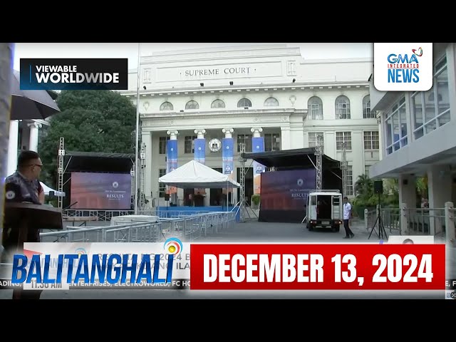 Balitanghali Express: December 13, 2024 [HD]