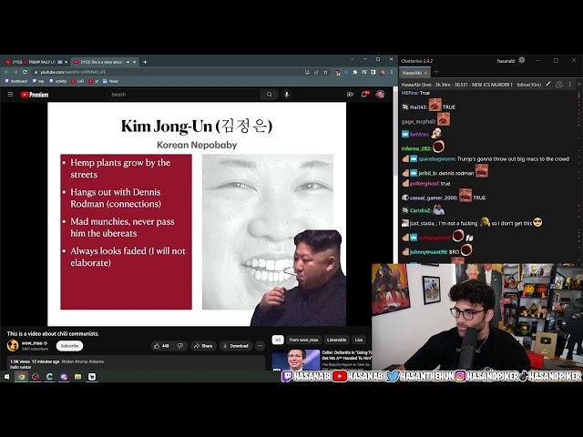 Hasan Reacts To "This is a video about chill communists." (@wowmao) | Hasanabi Smoking