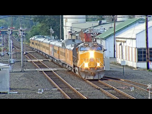 Lewis County Historical Museum Live Railcam (PTZ) - Chehalis, WA  #steelhighway