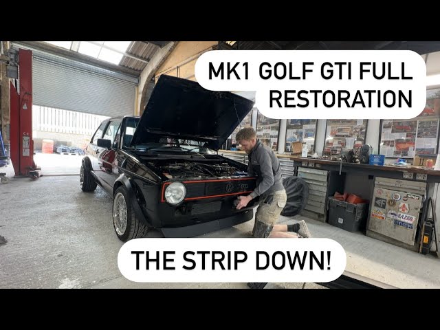 Mk1 Golf GTI FULL RESTORATION! Pt. 1 The Strip Down!