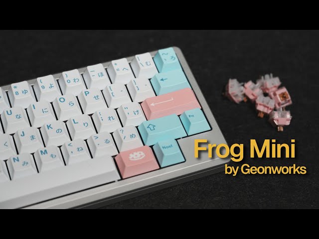 Building my first custom mechanical keyboard | Geonworks Frog Mini