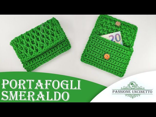 TUTORIAL: Portafogli/ portacarte Smeraldo 💚