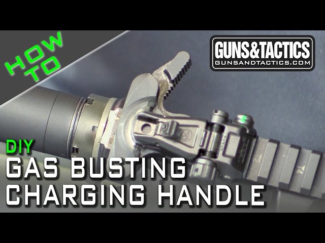 Gas Buster Charging Handle DIY - No Gas in Face!