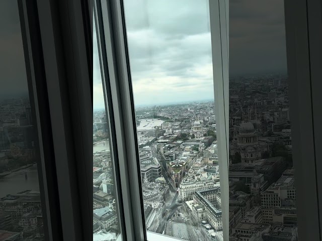 "Stunning Views of London Bridge from the 50th Floor | A Bird's Eye Perspective"  #TravelLondon