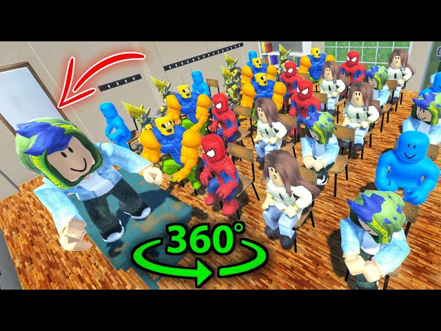 360° ROBLOX Characters - VR SCHOOL Experience | VR/4K Experience