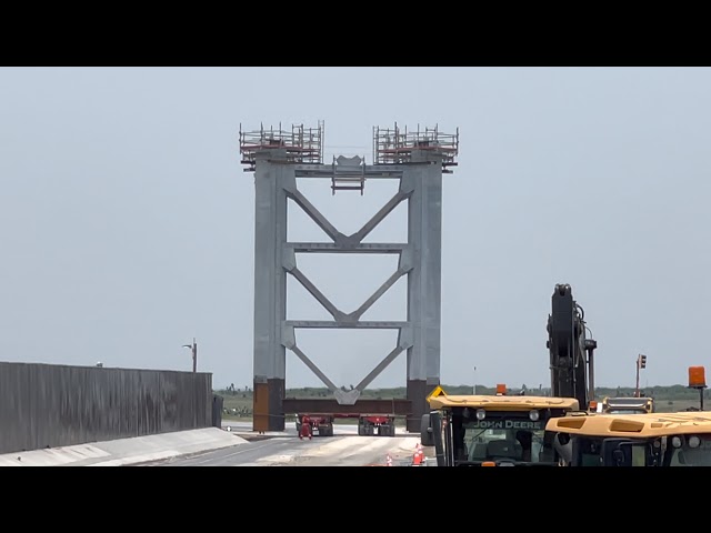 Rollout of Segment 7 into the Launch Facility, SpaceX Starbase