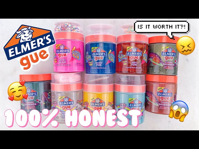 100% HONEST ELMERS SLIME KIT REVIEW // STORE BOUGHT SLIMES