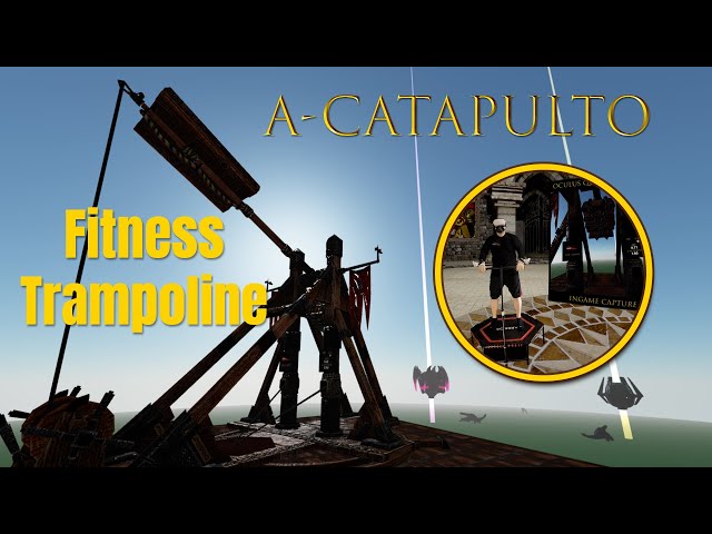 Home Fitness Trampoline Workout in VR: A-Catapulto Cardio Unit with Meta Quest 2