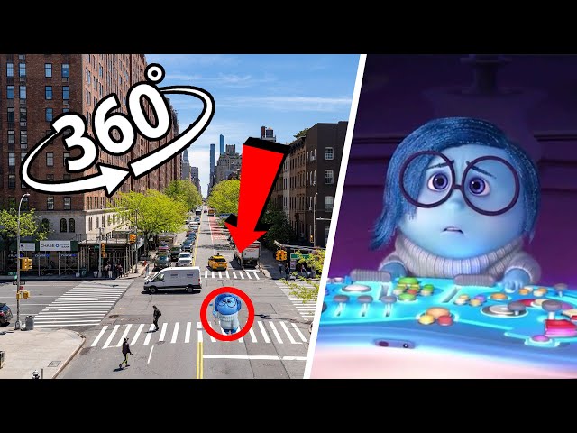 SADNESS HIDE AND SEEK 360º FIND VR VIDEO INSIDE OUT 2 FINDING CHALLENGE