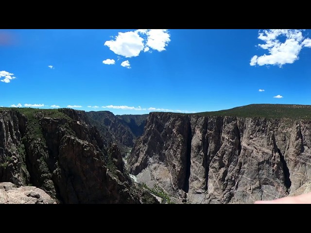 360 Degree 4K 2160s  Video of the Black Canyon of the Gunnison - Colorado