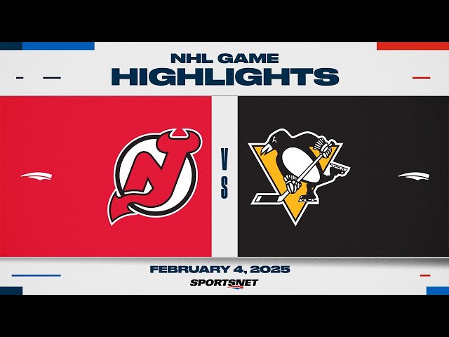 NHL Highlights | Devils vs. Penguins - February 4, 2025