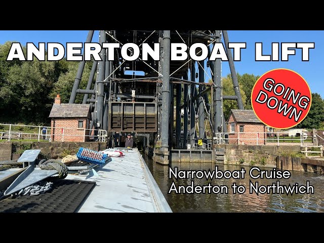 Anderton to Northwich - Anderton Boat Lift - Narrowboat Cruise -Trent and Mersey Canal /River Weaver