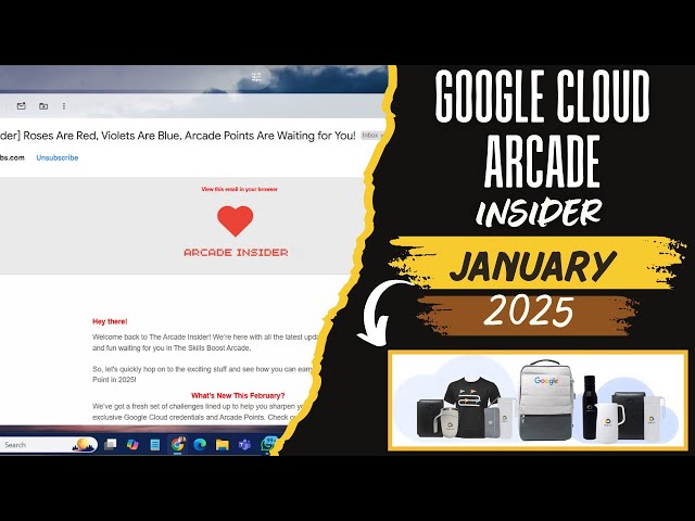 Google Cloud Arcade Insider January 2025 || Google Cloud Arcade Point || Google Cloud Arcade Update