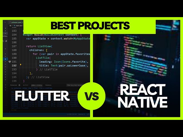 Flutter Best Projects vs React Native Best Projects: Which Framework Excels?