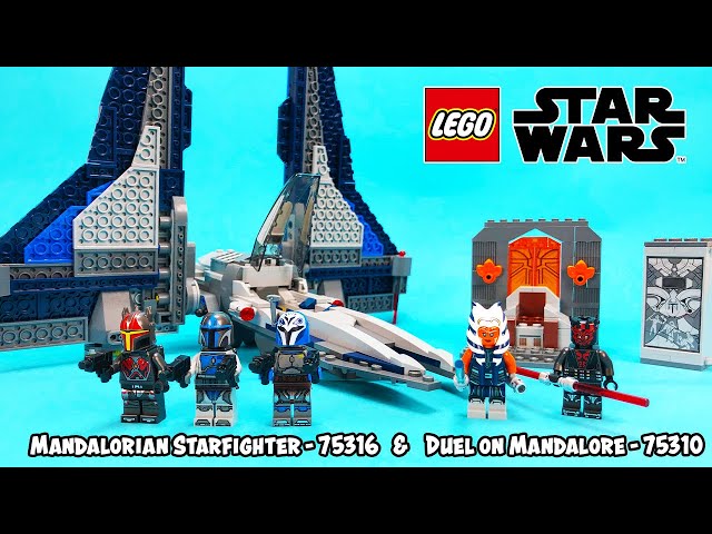 LEGO Star Wars Duel on Mandalore & Mandalorian Starfighter!