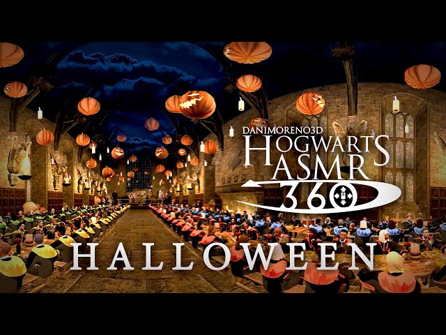 Happy Halloween! Hogwarts Great Hall ASMR 360º | Collaboration with @ASMR Weekly