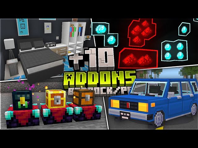 TOP 10 ADDONS YOU SHOULD TRY on your Minecraft Bedrock/PE 1.21+