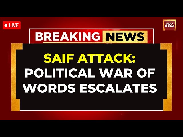 Saif Ali Khan's Attack LIVE | Political Showdown Begins Over Bangladeshi Attacker | Maharashtra News