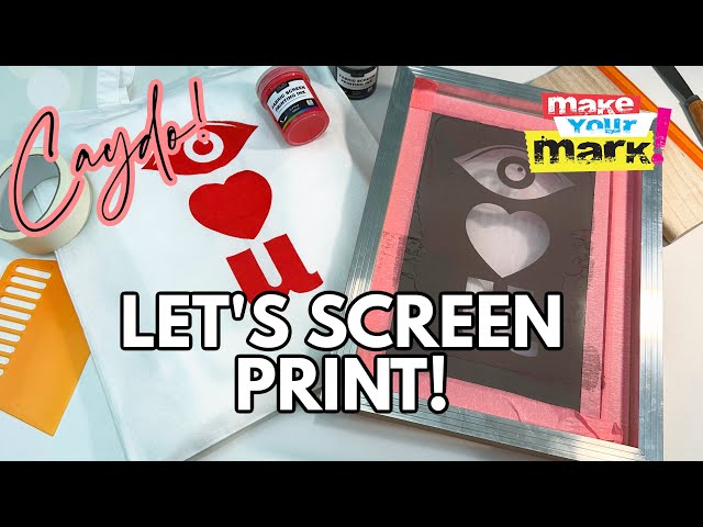 Screen Print With Me!