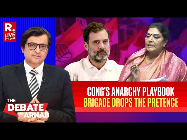 Debate With Arnab LIVE: War and Civil Disobedience - Congress Anarchy Playbook On Display?