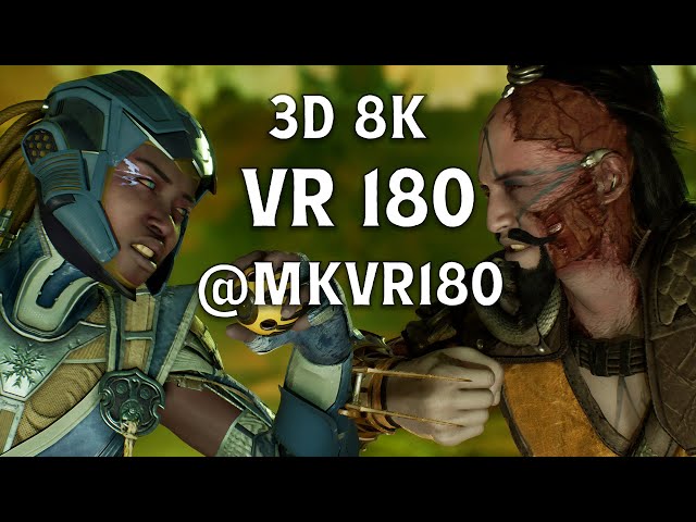 Mortal Kombat VR: Cyrax vs Shang Tsung (VR180 8K 3D Battle) | Epic Virtual Fight Scene (MQVR-29A)