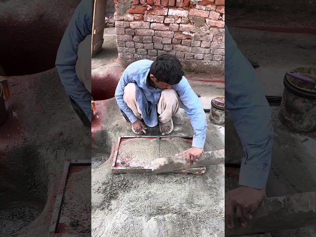 How to make cement project Are Made #concrete #craft#skills#youtubeshorts