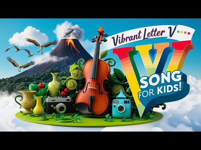 ABC Phonics Song with Letter V Song - Dididoo Nursery Rhymes - Sing Along & Learn!