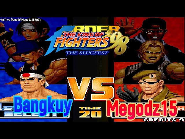 GGPO INDONESIA. Friendly Match, The King of Fighters 98. [Nub]Bangkuy vs [Amatir]Megodz15.