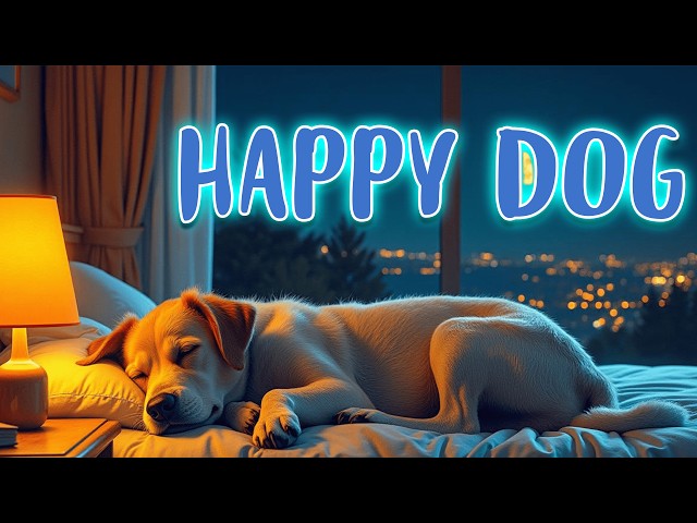 🐶Music for dogs to fall asleep easily - dogs fun all day🍄HAPPY DOG relaxing