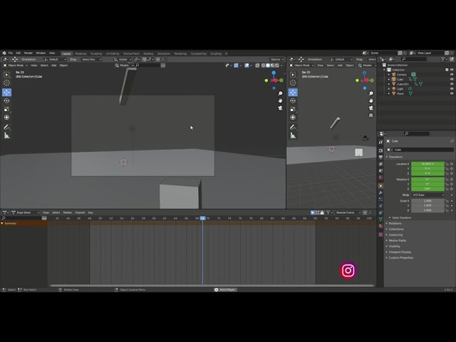 Tutorial Blender - Animasi Kotak Menggunakan Software Blender 3D | PART 1