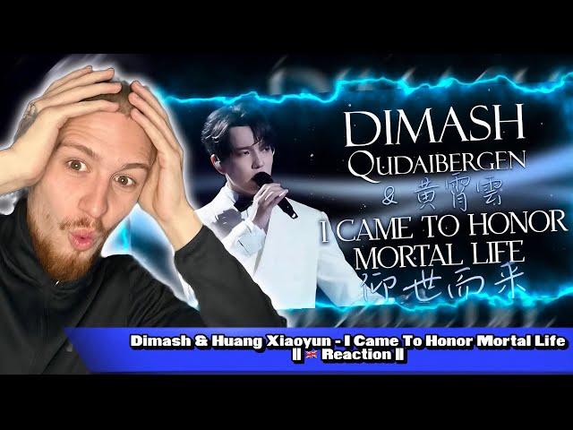 This Is Just Amazing… || Dimash & Huang Xiaoyun - I Came To Honor Mortal Life || Reaction ||