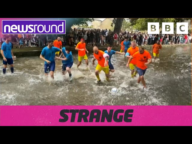 Strange News: Bog snorkelling, fun football & more! | Newsround