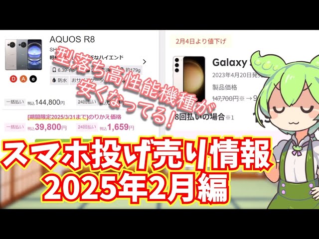 2025年2月の格安SIM等スマホ投げ売り・割引情報をチェック！IIJmioと楽天モバイルが熱い。