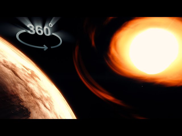 Falling into a Massive STAR - 360° VR Simulation (4K)