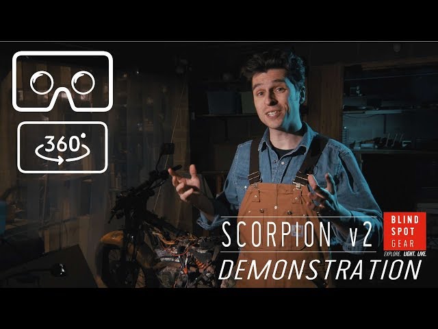 Scorpion Light v2 Quad set lighting demonstration in VR