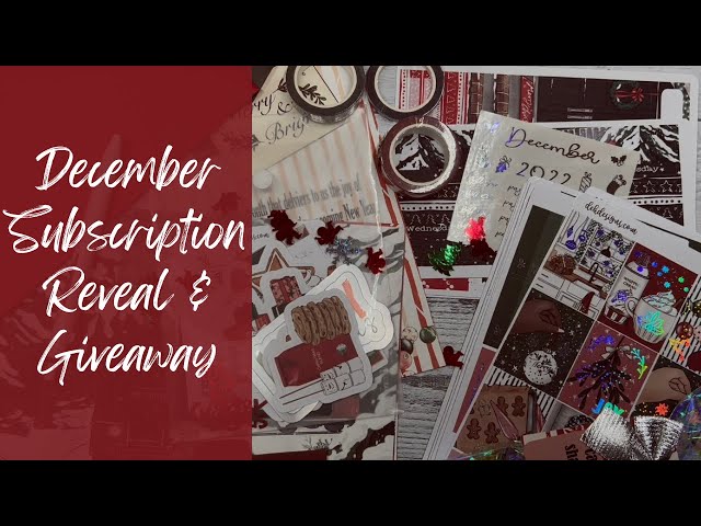 December Subscription Giveaway & Reveal