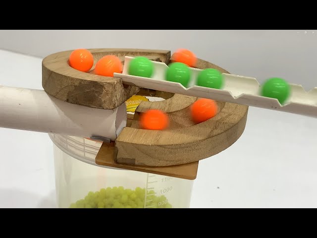 Marble Run ASMR Race L05 ☆ HABA Slope Dump Truck Excavator Ambulance Forklift Garbage Truck Tractors