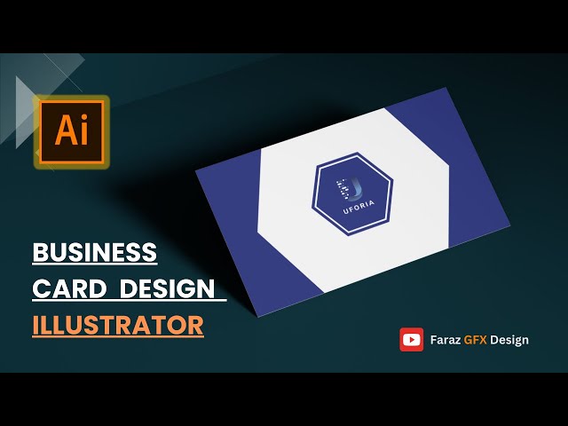 Business Card Design | Illustrator Tutorials |Faraz GFX Design 2024 #graphicdesign