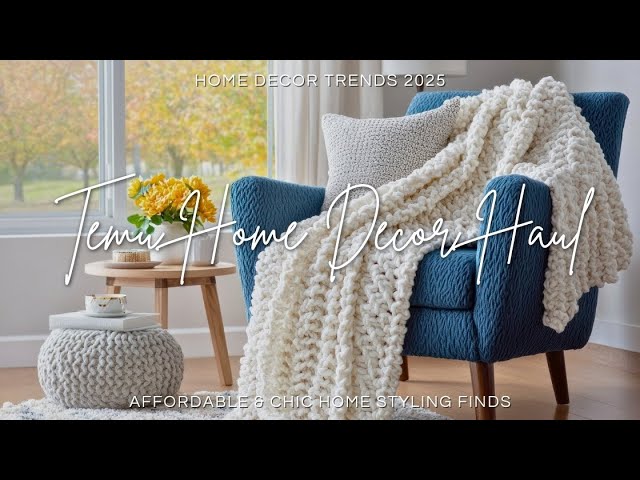 Temu Home Decor Haul: Affordable & Chic Home Styling Finds