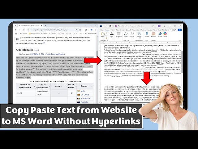 How to Copy Paste Text from Website to MS Word Without Hyperlinks